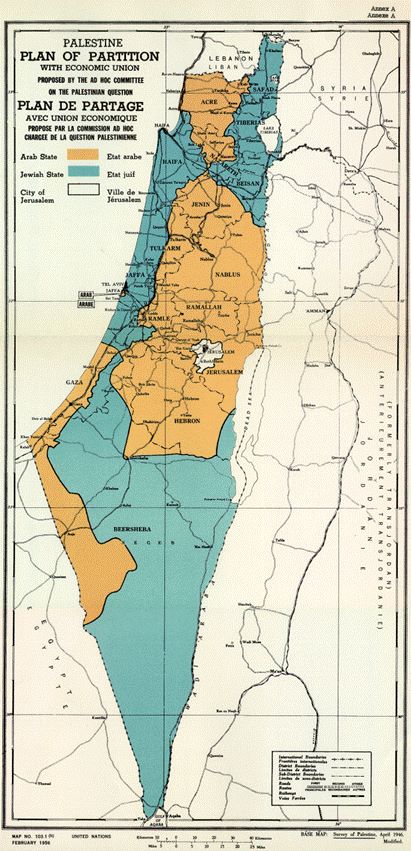 Resolutie 181 - Verdelingsplan VN Israël-Palestina